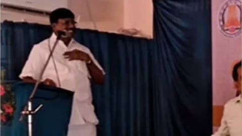 அமைச்சர் விஸ்வநாதன் உரையின்போது திடீர் மின்வெட்டு