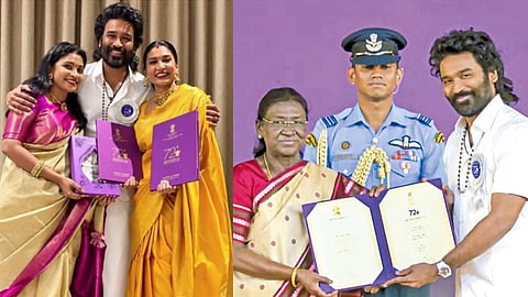 
2 தேசிய விருதுகள்.. தனுஷின் சாதனையை கொண்டாடிய சகோதரி 