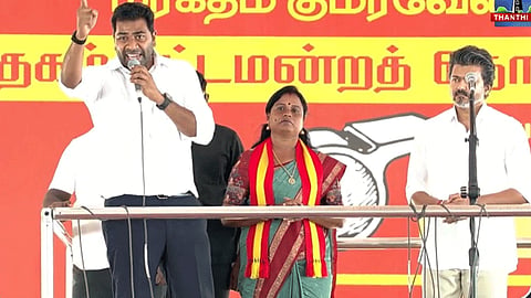 பெண்கள் பாதுகாப்பில் தவெக அரசு சமரசம் செய்வதே இல்லை: அமைச்சர் ஆதவ் அர்ஜுனா