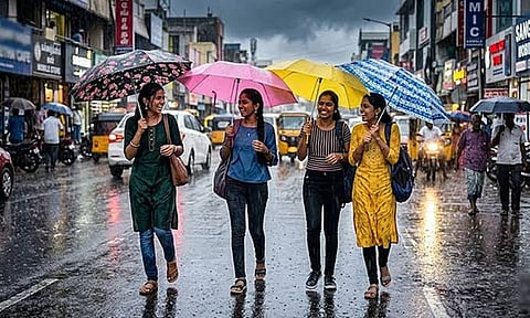 சென்னை உள்பட 6 மாவட்டங்களில் இன்று மழை
