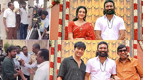 
தனுஷ் பட பூஜையில் சலசலப்பு... கேமராவால் ஏற்பட்ட பிரச்சினை