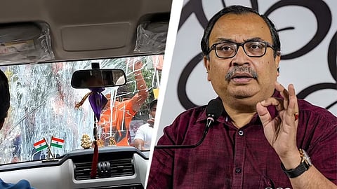 மேற்குவங்காளம்: எம்.எல்.ஏ. பயணம் செய்த கார் மீது தாக்குதல்

