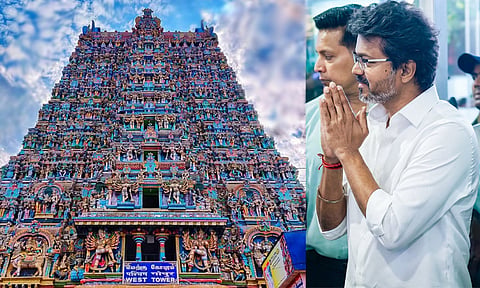 மதுரை மீனாட்சியம்மன் கோவிலுக்கு நாளை மறுநாள் செல்கிறார் முதல்-அமைச்சர் விஜய்