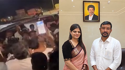 அமைச்சர் சம்பத் குமார் மீது தாக்குதல் - த.வெ.க. எம்.எல்.ஏ. கனிமொழி சந்தோஷ் கண்டனம் 