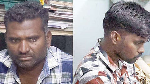 பட்டா மாறுதலுக்கு ரூ.5 ஆயிரம் லஞ்சம் வாங்கிய நில அளவையர் கைது - புரோக்கரும் சிக்கினார்