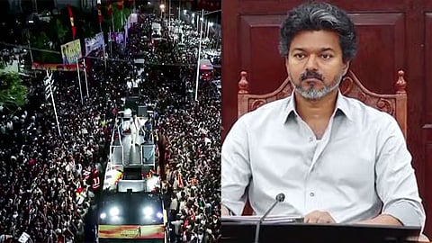 கரூர் துயரம்: சொல்ல முடியாத சோகத்தை சுமந்து நிற்கிறோம் - முதல்-அமைச்சர் விஜய் 