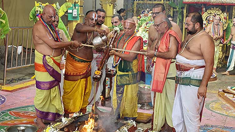 திருச்சானூர் பத்மாவதி தாயார் கோவிலில் பவித்ரோற்சவம் நிறைவு