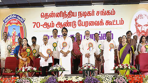 நடிகர் சங்க கட்டடத்தின் திறப்பு விழா எப்போது? முக்கிய அப்டேட் கொடுத்த கருணாஸ்