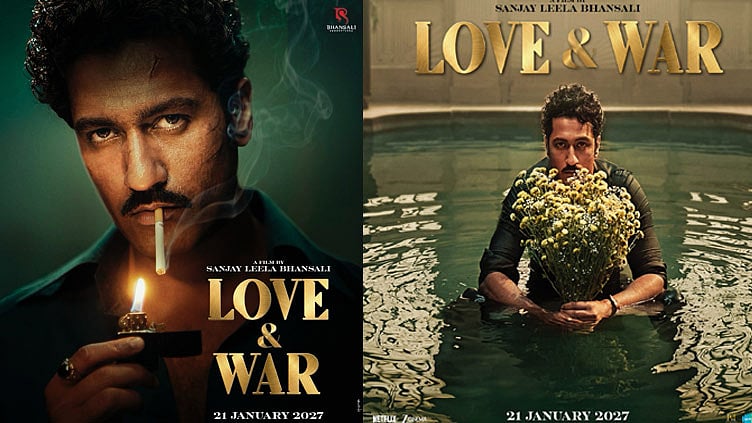 “லவ் அண்ட் வார்” படத்தில் விக்கி கவுஷலின் பர்ஸ்ட் லுக் போஸ்டர் வெளியீடு