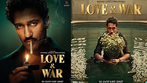“லவ் அண்ட் வார்” படத்தில் விக்கி கவுஷலின் பர்ஸ்ட் லுக் போஸ்டர் வெளியீடு