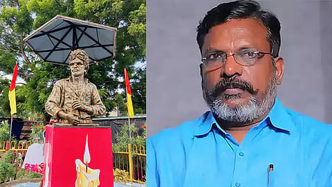 ஈகச்சுடர் திலீபன் சிலை அகற்றம்: திருமாவளவன் கண்டனம்
