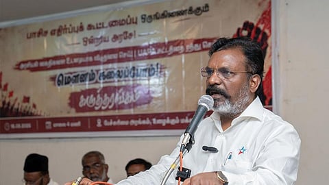 விசிக தலைவர் திருமாவளவன் 