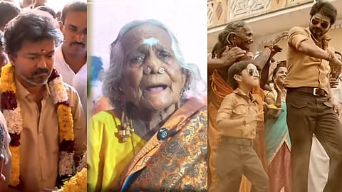 “என் பேரன் விஜய்யை பார்க்க முடியவில்லை” - ‘மெர்சல்’ சிட்டுக்குருவி பாட்டி உருக்கம் 