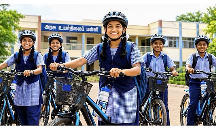மாணவர்களுக்கு டிசம்பரில் இலவச சைக்கிள் வழங்க முதல்-அமைச்சர் விஜய் உத்தரவு