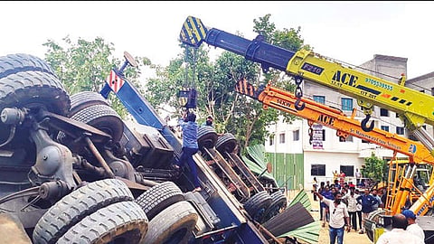 கிரேன் விபத்து