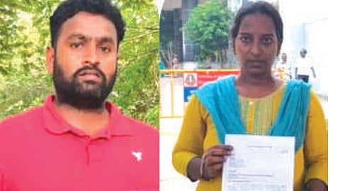 கணவன் - மனைவி மாறி மாறி புகாரால்  பரபரப்பு