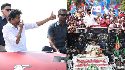 மதுராந்தகம், தாராபுரம் தொகுதிகளில் நாளை ஓய்கிறது பிரசாரம்: தலைவர்கள் தீவிர ஓட்டு வேட்டை..! 