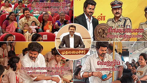 ‘நான்கே மாதங்களில் நனிசிறக்கும் நான்கு திட்டங்கள்’ - முதல்-அமைச்சர் விஜய் பதிவு 