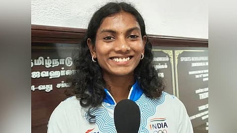 ஆசிய தடகளத்தில் பதக்கம் வென்ற அபிநயா தூத்துக்குடியில் பேட்டி.