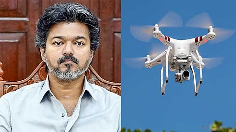 விஜய் வருகையின்போது கோவை விமான நிலையத்தில் விழுந்து கிடந்த மர்ம ‘டிரோன்’ - தீவிர விசாரணை