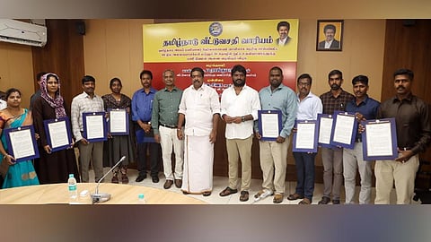 டிஎன்பிஎஸ்சி மூலம் தேர்வு செய்யப்பட்டவர்களுக்கு பணி நியமன ஆணை: அமைச்சர் ப. ராஜ்குமார் வழங்கினார்