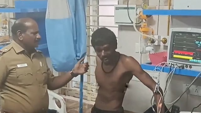 காயமடைந்த நண்பனுக்கு சிகிச்சை அளிக்குமாறு மருத்துவமனையில் ரகளையில் ஈடுபட்ட இளைஞர்