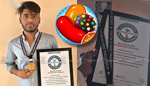 கேண்டி கிரஷ் கேமில் 22,222 லெவல்களை கடந்து பீகார் வாலிபர் உலக சாதனை!
