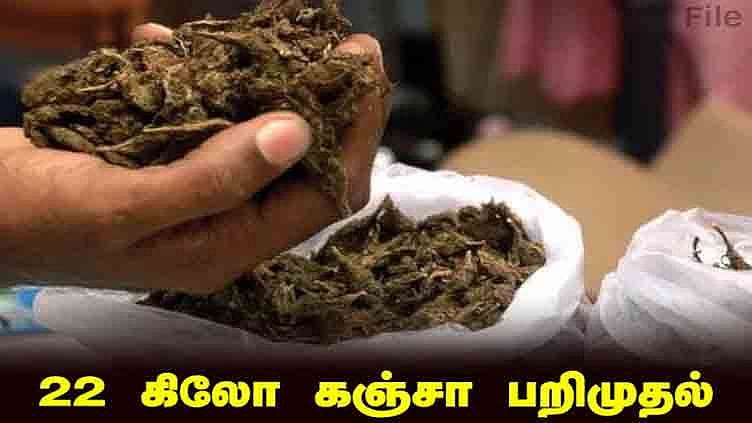 மேற்கு வங்காளத்தில் இருந்து சென்னைக்கு கஞ்சா கடத்தி வந்த 2 பேர் கைது