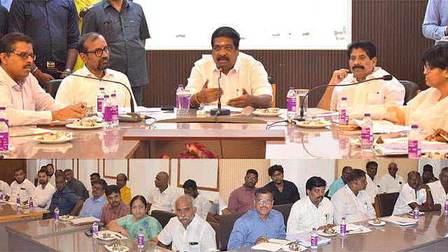 சீனிவாசபுரம் திட்டப்பகுதியில் உள்ள குடியிருப்புதாரர்களுக்கு புதிய வீடுகள் கட்டித்தரப்படும் - அமைச்சர் ராஜ்குமார் தகவல்