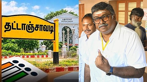 தட்டாஞ்சாவடி இடைத்தேர்தல்: என்.ஆர். காங்கிரஸ் தொடர்ந்து முன்னிலை
