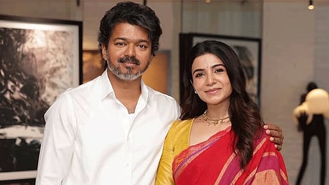 “விஜய் சார்தான் எனக்குப் பிடித்த ஹீரோ” - சமந்தா பேச்சு வைரல்
