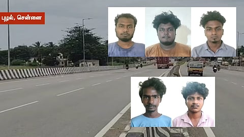 சென்னையில் டெலிவரி ஊழியருக்கு கத்திக்குத்து - சிறுவன் உள்பட 6 பேர் கைது