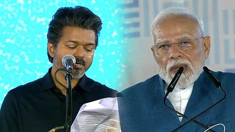 “மதுரை, கோவை மெட்ரோ ரெயில் திட்டத்தை மறுபரிசீலனை செய்க..” - பிரதமர் மோடியிடம் முதல்-அமைச்சர் விஜய் கோரிக்கை