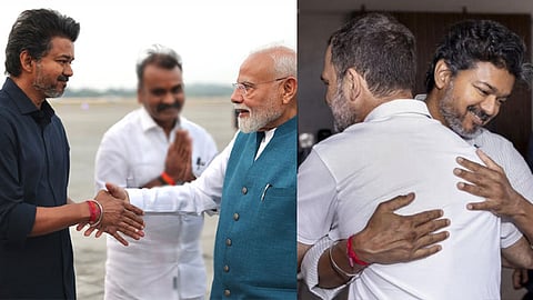 நேற்று ராகுல் காந்தியுடன், இன்று பிரதமர் மோடியுடன் முதல்-அமைச்சர் விஜய்..! அடுத்தடுத்த நாட்களில் நிகழ்ந்த சுவாரசியம் 