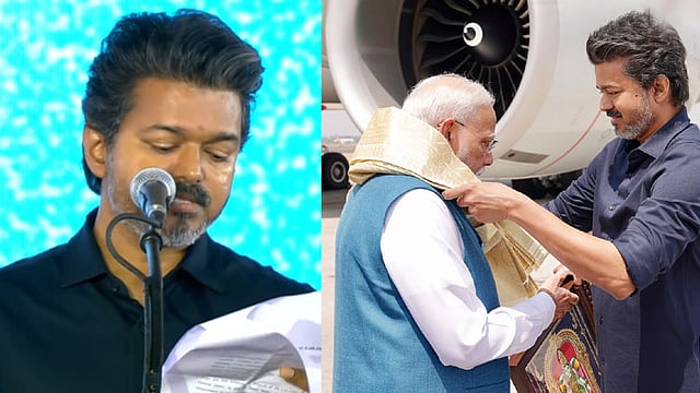 மதுரை, கோவை மெட்ரோ ரெயில் திட்டத்தை மறுபரிசீலனை செய்க..” - பிரதமர் மோடியிடம் முதல்-அமைச்சர் விஜய் கோரிக்கை