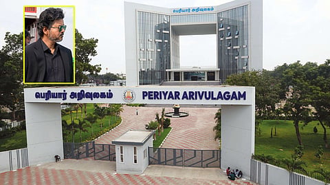 கோவையில் 16-ம் தேதி பெரியார் நூலகத்தை திறந்து வைக்கிறார் முதல்-அமைச்சர் விஜய் 
