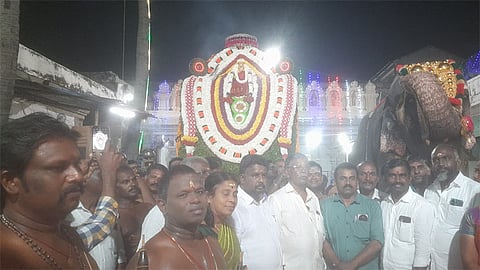 Navaratri festival in Kanyakumari, பகவதி அம்மன் வாகன பவனி