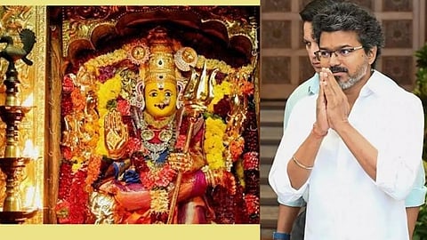 ஆந்திரா: கனகதுர்கை அம்மன் கோவிலில் முதல்-அமைச்சர் விஜய் சாமி தரிசனம்