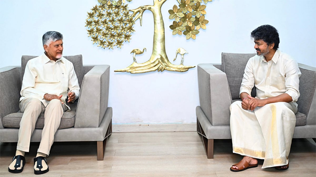 ஆந்திராவில் சந்திரபாபு நாயுடு - விஜய் சந்திப்பு: இருவரும் பேசியது என்ன..?