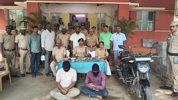 நாமக்கல்லில் எடிஎம்களில் தொடர் கொள்ளை; வடமாநிலத்தை சேர்ந்த 2 பேர் கைது