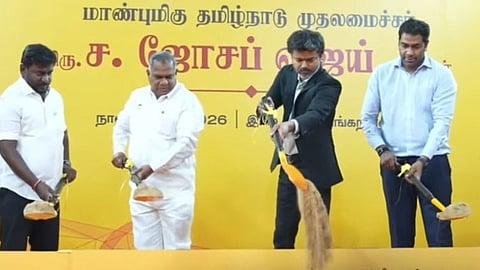 சென்னையில் ரூ.3,108 கோடியில் பிரதான சுற்றுக்குழாய் அமைக்கும் திட்டம்: முதல்-அமைச்சர் விஜய் அடிக்கல் நாட்டினார் 