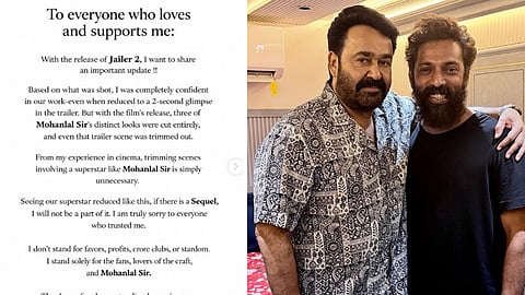 மோகன்லாலின் ஆடை வடிவமைப்பாளர்  “ஜெயிலர் 2” படக்குழுவினர் மீது குற்றச்சாட்டு