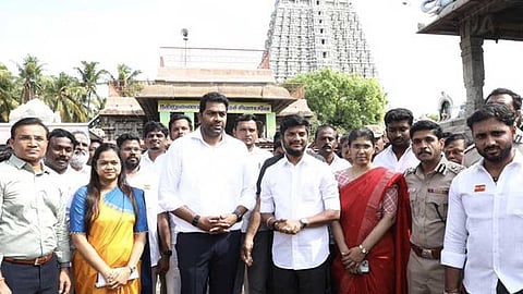திருவண்ணாமலை தீபத்திருவிழா முன்னேற்பாடுகள்: அமைச்சர் ரமேஷ் ஆய்வு