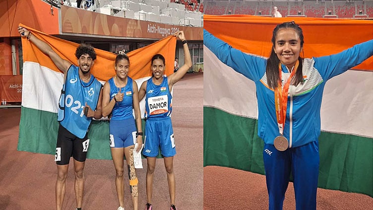 ஆசிய பாரா விளையாட்டு: 2-வது நாளில் அசத்தல்... 35 பதக்கங்களுடன் 6-வது இடத்தில் இந்தியா