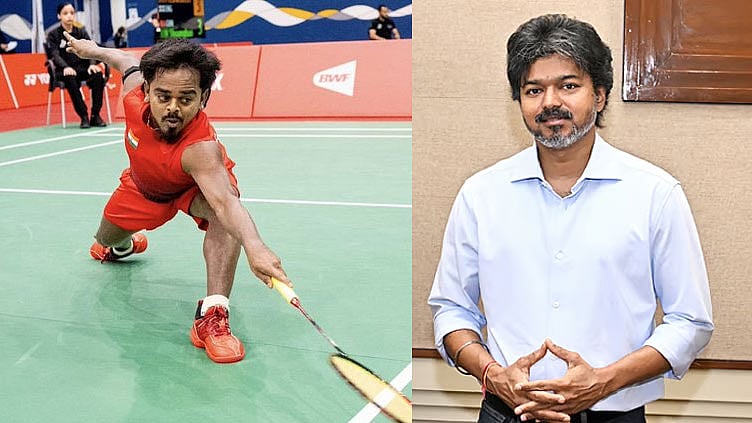 பாரா ஆசிய போட்டியில் வெள்ளி வென்ற தமிழக வீரர் சிவராஜனுக்கு முதல்-அமைச்சர் விஜய் வாழ்த்து