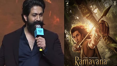 “ராமாயணா” திரைப்பட இசைவெளியீட்டு விழா: “ஊர்வசி” பாடல் பாடிய நடிகர் யாஷ்