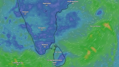வங்கக்கடலில் உருவானது காற்றழுத்த தாழ்வுப்பகுதி: 26-ம் தேதி உருவாகிறது அர்னாப் புயல்?