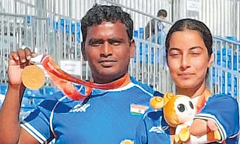 பாரா ஆசிய விளையாட்டு: ஒரே நாளில் 7 தங்கம் வென்ற இந்தியா