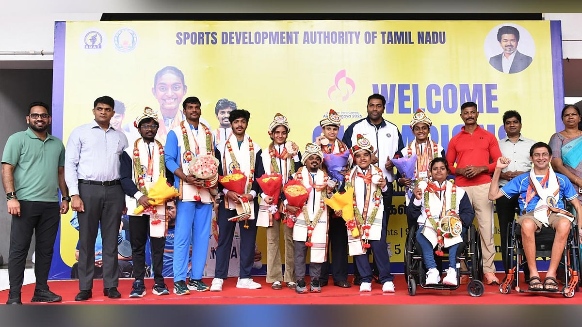 ஆசிய பாரா விளையாட்டு போட்டியில் சாதனை: பதக்கம் வென்ற தமிழக வீரர்களுக்கு அமைச்சர் ஆதவ் அர்ஜுனா வாழ்த்து