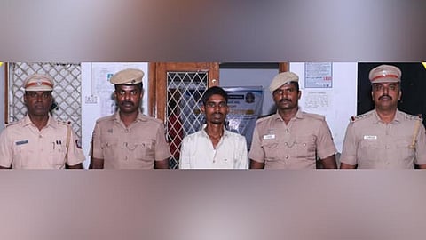 நெல்லையில் சரித்திர பதிவேடு குற்றவாளி கைது.